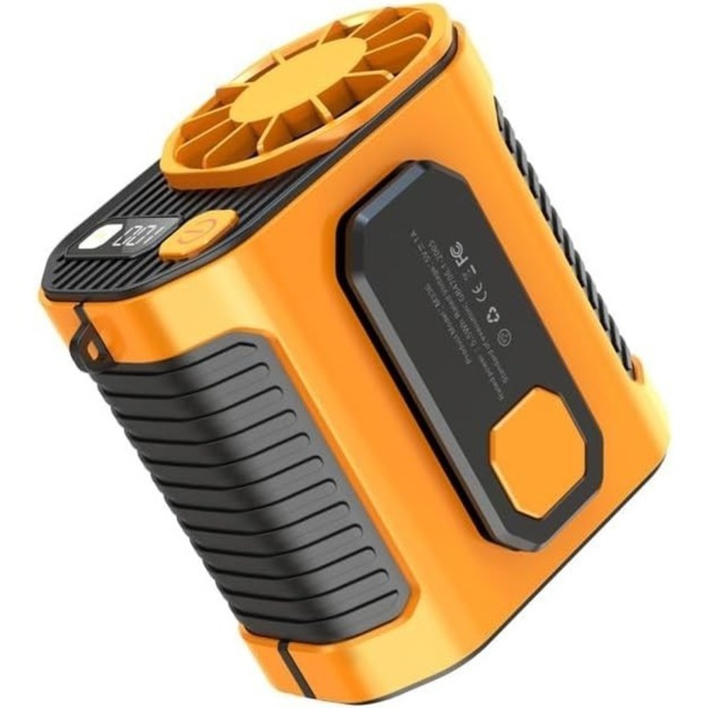 Waist Fan, Portable Fan, 10-Speed Turbo Cooling, 5000mAh Fast Charge, 11M/S Hurr